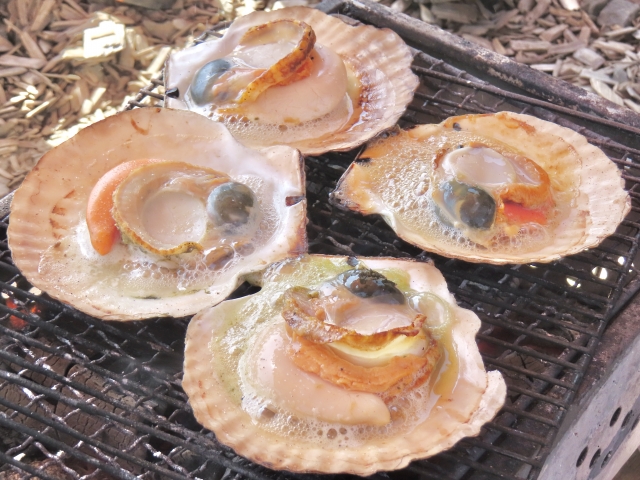 バーベキュー ホタテ 焼き方