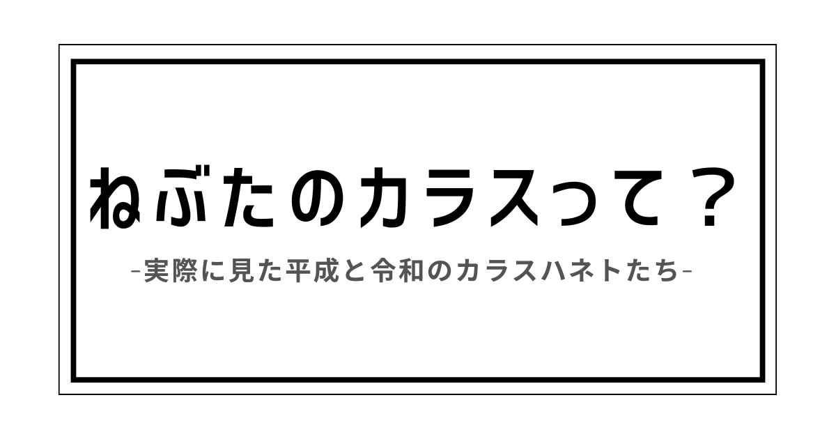 ねぶた カラスハネト